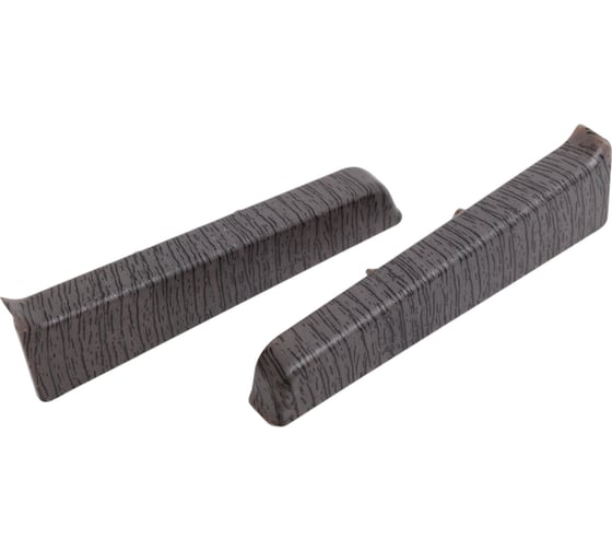 Изображение товара Торцевые заглушки для плинтуса DECONIKA (85 мм; 352 Каштан серый; 2 шт.) Д-П85-Тп-Ф1 352 КШТ СЕР