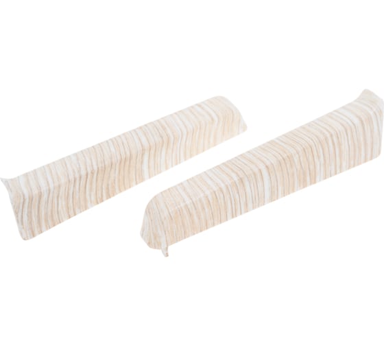 Изображение товара Торцевые заглушки для плинтуса DECONIKA (85 мм; 255 Ясень бьянко; 2 шт.) Д-П85-Тп-Ф1 255 ЯСН БНК