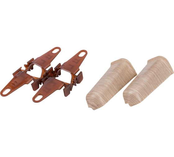 Изображение товара Наружный угол для плинтуса DECONIKA (70 мм; 213 Дуб северный; 2 шт.) Д-П70-Нк-Ф2 213 ДУБ СЕВ