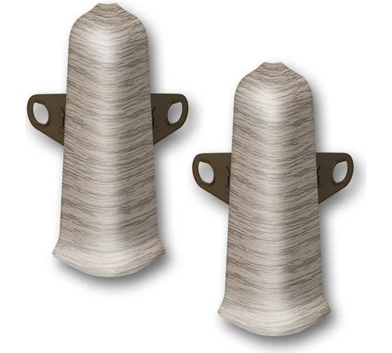 Изображение товара Наружный угол для плинтуса DECONIKA (70 мм; 215 Дуб снежный; 2 шт.) Д-П70-Нк-Ф2 215 ДУБ СНЖ