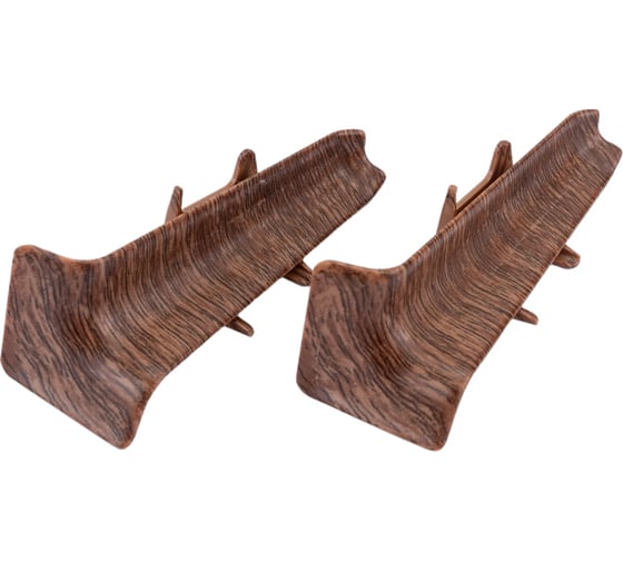 Изображение товара Внутренний угол для плинтуса DECONIKA (70 мм; 291 Орех; 2 шт.) Д-П70-В-Ф2 291 ОРХ