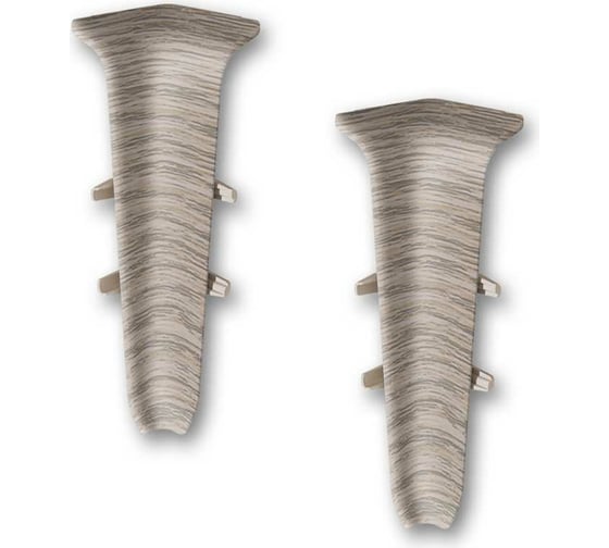 Изображение товара Внутренний угол для плинтуса DECONIKA (85 мм; 215 Дуб снежный; 2 шт.) Д-П85-В-Ф2 215 ДУБ СНЖ