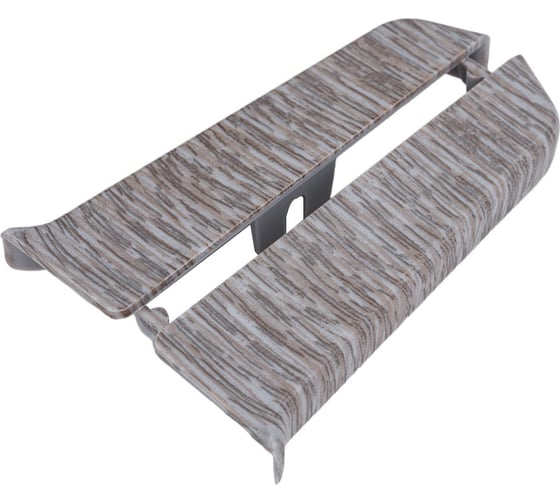 Изображение товара Торцевые заглушки для плинтуса DECONIKA (70 мм; 210 Дуб пепельный; 2 шт.) Д-П70-Тп-Ф1 210 ДУБ ПЕП