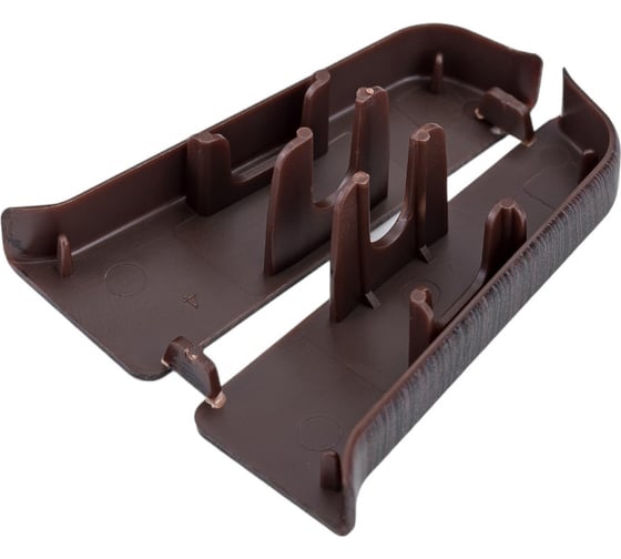 Изображение товара Торцевые заглушки для плинтуса DECONIKA (55 мм; 303 Венге темный; 2 шт.) Д-П55-Тп-Ф1 303 ВНГ ТЕМ