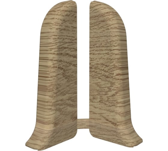 Изображение товара Торцевые заглушки для плинтуса DECONIKA (55 мм; 11 Дуб рустик; 2 шт.) Д-П55-Тп-Ф1 211 ДУБ РСТ