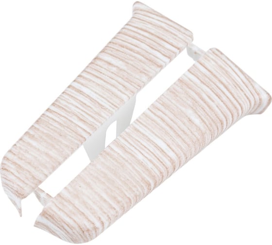 Изображение товара Торцевые заглушки для плинтуса DECONIKA (70 мм; 255 Ясень бьянко; 2 шт.) Д-П70-Тп-Ф1 255 ЯСН БНК