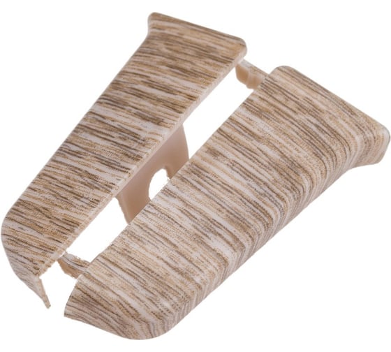 Изображение товара Торцевые заглушки для плинтуса DECONIKA (55 мм; 215 Дуб снежный; 2 шт.) Д-П55-Тп-Ф1 215 ДУБ СНЖ