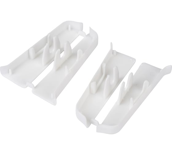 Изображение товара Торцевые заглушки для плинтуса DECONIKA (70 мм; 001 Белый; 2 шт.) Д-П70-Тп-Ф1 001 БЕЛ