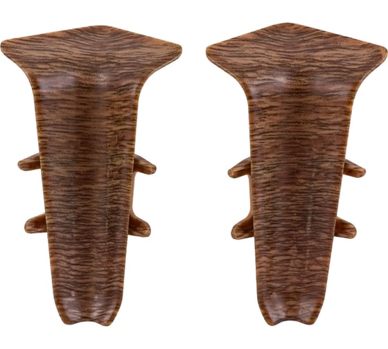 Изображение товара Угол внутренний для плинтуса DECONIKA (55 мм; 291 Орех; 2 шт.) Д-П55-В-Ф2 291 ОРХ