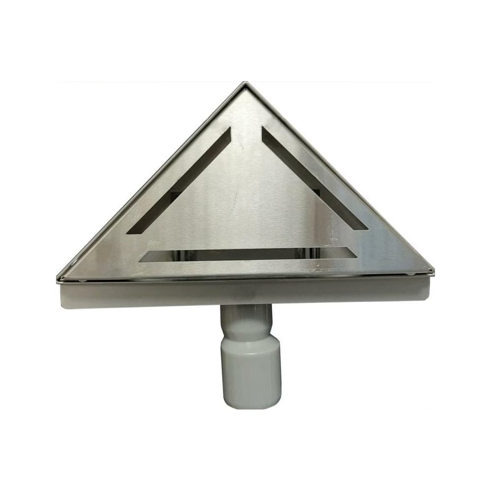 Изображение товара Водоотводящий желоб Terma треугольный из нержавеющей стали 200х200 мм