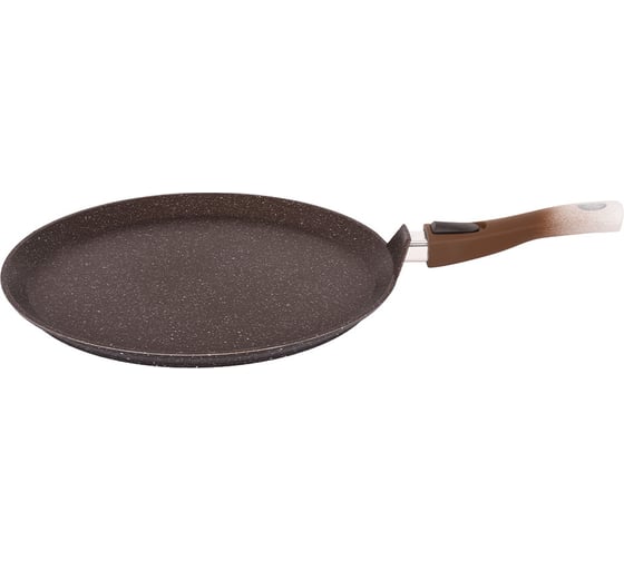 Изображение товара Сковорода-лавашница Kukmara 350 мм, со съемной ручкой, АП, кофейный мрамор слмк352а