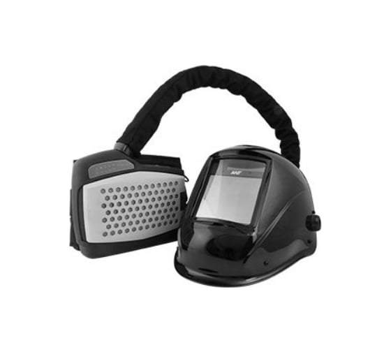 Изображение товара Маска сварщика черная глянцевая с блоком очистки воздуха ULTIMATE AWT 771 021