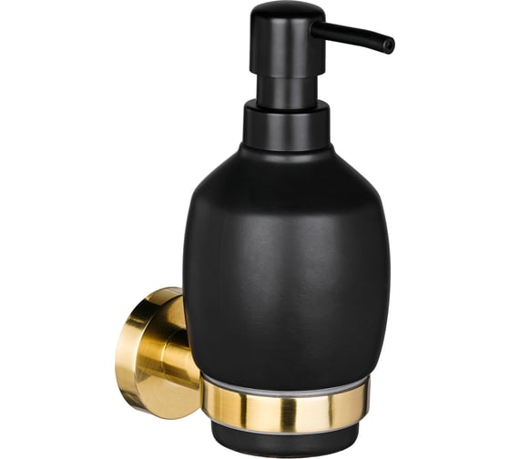 Изображение товара Настенный дозатор для жидкого мыла Moroshka Oro Nero 925-107-01