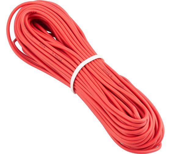 Изображение товара Автомобильный провод REXANT ПГВА/ПВАМ 1x0,50 мм красный, бухта 10 метров 01-6514-2-10