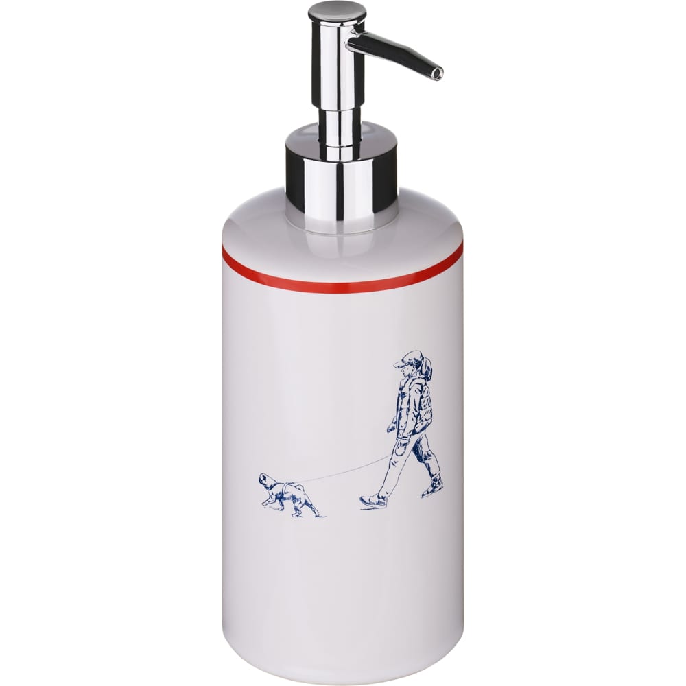 Дозатор для жидкого мыла Moroshka подсвечник керамика на 1 свечу руккола d 4 2 см красный 14х13х9 см