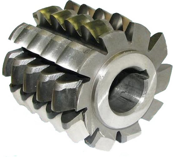 Изображение товара Фреза червячная для привода и втулочно-роликовых цепей Р6М5, 90x80x32 мм, t 15.875, 10.16 мм, 3°42" A (2523-0039) ГОСТ 15127-83 CNIC 51380