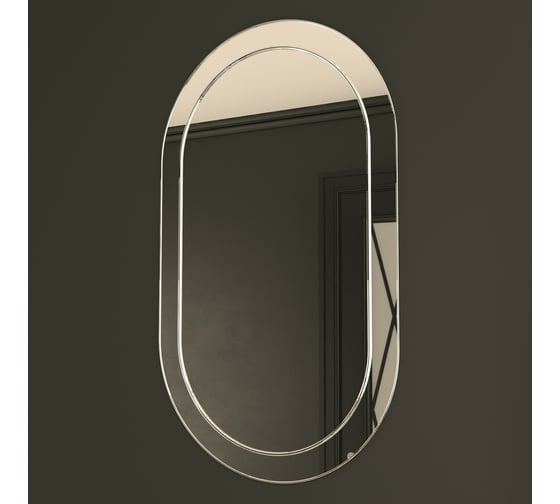 Изображение товара Зеркало MIXLINE "Ива" 550x900 ШВ гравировка 550049