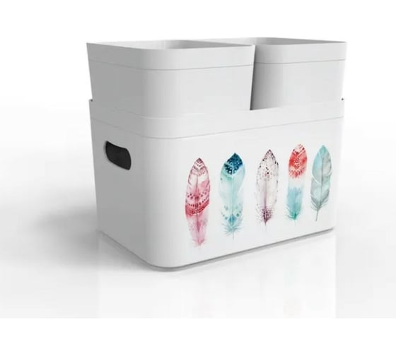 Изображение товара Набор органайзеров Berossi Serenity (снежно-белый) АС 55701000