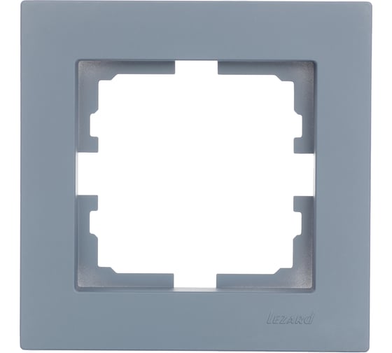 Изображение товара 1-ая горизонтальная рамка Lezard VESNA без вставки, графит 742-3400-146