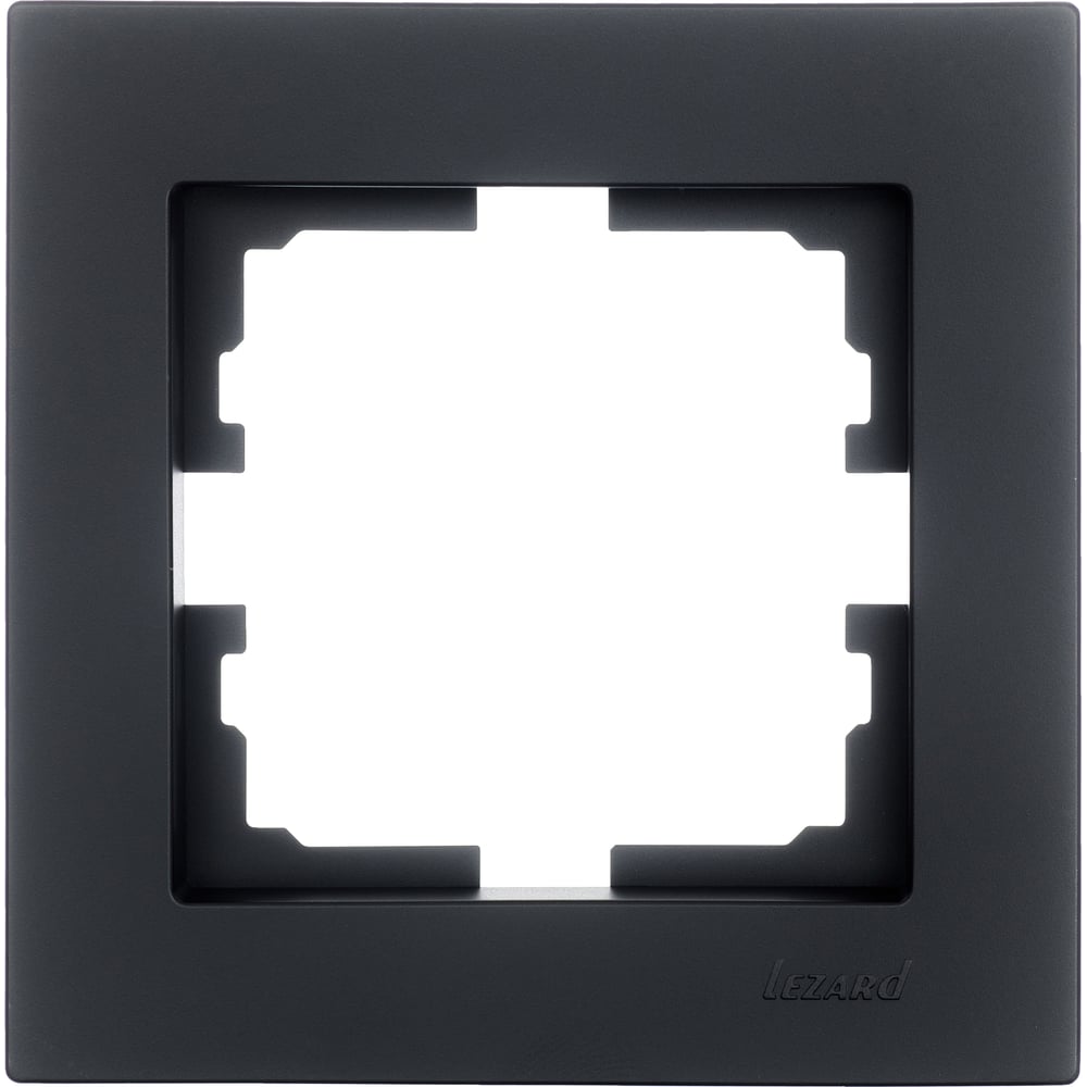 Изображение товара Горизонтальная рамка Lezard VESNA без вставки черный бархат 742-4200-146
