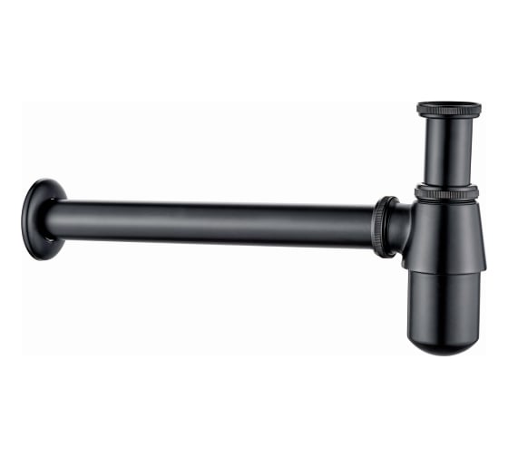 Изображение товара Сифон для умывальника Ledeme черный L80B 713726