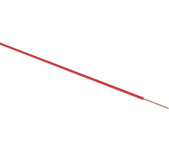 Изображение товара Автомобильный провод ПГВА/ПВАМ REXANT 1x1,00 мм красный, бухта 5 метров 01-6524-2-5