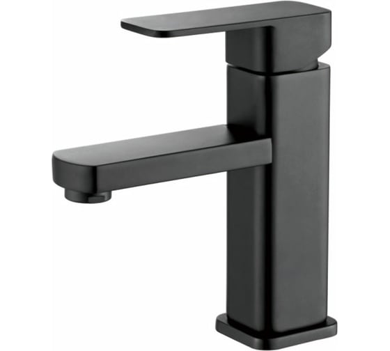 Изображение товара Смеситель для умывальника Ledeme картридж 35 мм., с гайкой, черный L1033B 808470