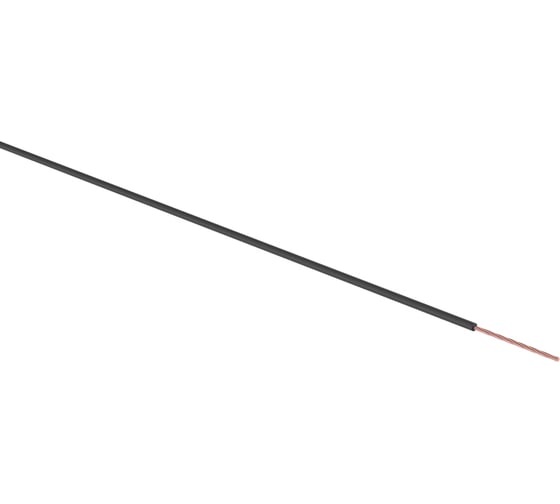 Изображение товара Автомобильный провод ПГВА/ПВАМ REXANT 1x0,50 мм черный, бухта 5 метров 01-6516-2-5