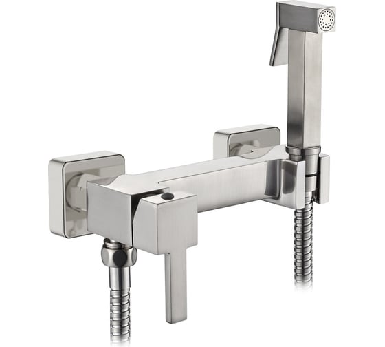 Изображение товара Смеситель для биде Ledeme картридж 25 мм., с гигиеническим душем, сатин L5398A-7 808465