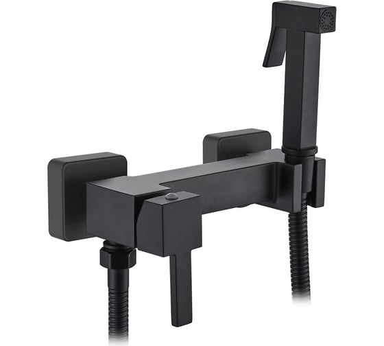 Изображение товара Смеситель для биде Ledeme картридж 25 мм., с гигиеническим душем, черный L5398B-7 808459