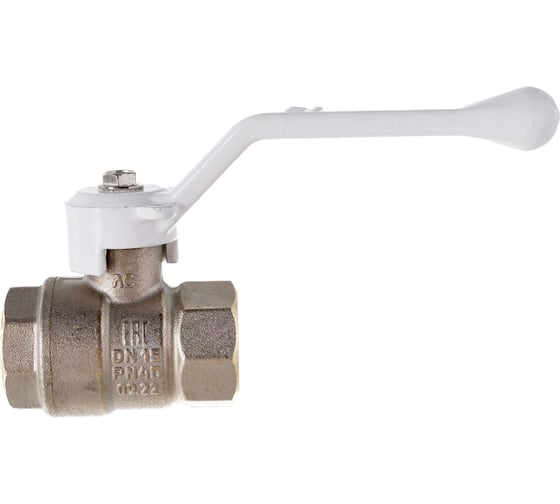 Изображение товара Шаровой кран LD PRIDE 1/2'' вн/вн рукоятка, белая 544496