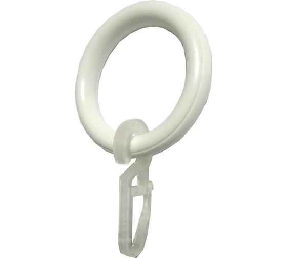 Изображение товара Кольца с крючком Арт-Декор D20, 10 шт, белые 4620748740585