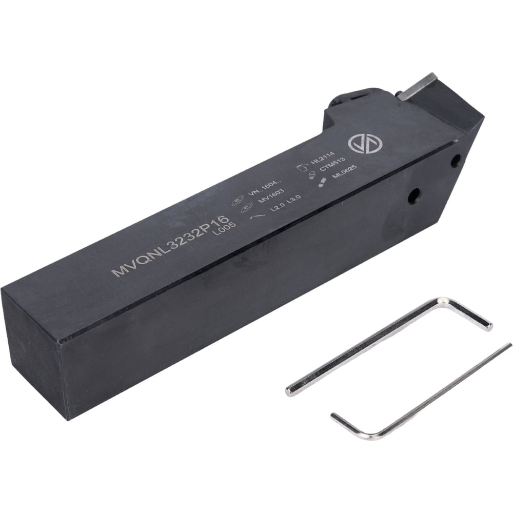 Изображение товара Державка MVQNL3232P16 Инстулс - прецизионная фиксация, 170 мм, V-135°, левое исполнение