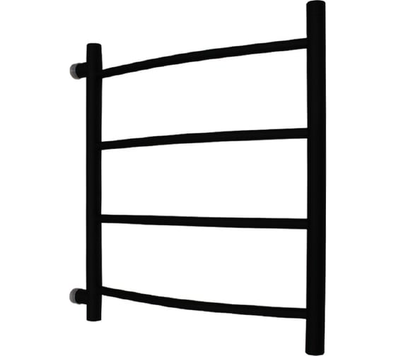 Изображение товара Водяной полотенцесушитель Melodia della vita 50x60 1" П5 межосевое расстояние 50, боковое подключение, чёрный MTRCA5060_bk 49485