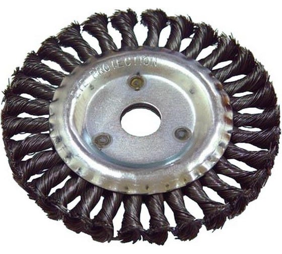 Изображение товара Щетка дисковая витая 175x22 мм, стальная скрученная, для УШМ (92175) CNIC 24617