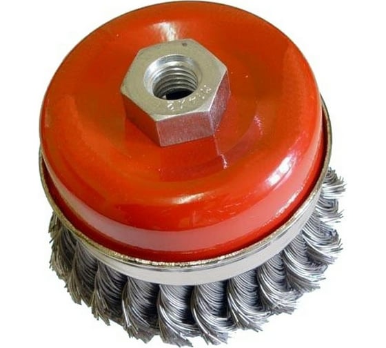 Изображение товара Щетка торцевая витая 65 мм, М14, стальная скрученная тип В, для УШМ (В91865) CNIC 6421