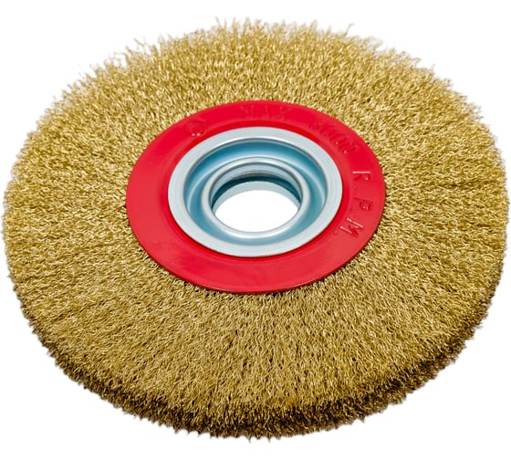 Изображение товара Щетка дисковая 175x32 мм, латунированная (93175) CNIC 24612