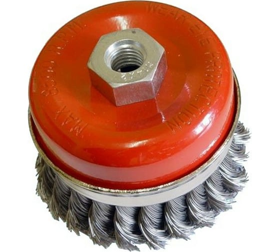 Изображение товара Щетка торцевая витая 85 мм, М14, стальная скрученная тип А, для УШМ (А91875) CNIC 29759