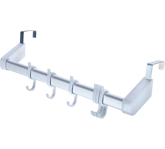 Изображение товара Вешалка на дверь PRIMANOVA 40 см, 6 крючков, белая M-KA02-01