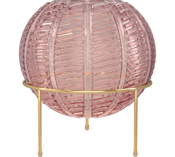 Изображение товара Стеклянная ваза QWERTY “Irida”, розовая, 15x22 см 73877