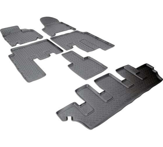 Изображение товара Салонные коврики UNIDEC для Dodge Caravan/Chrysler Voyager 2000-2007 7 мест NPL-Po-20-35