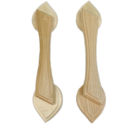 Изображение товара Дверная ручка Бацькина баня Leaf пара 30781