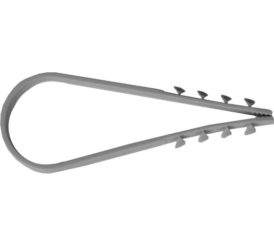 Изображение товара Дюбель-хомут Росдюбель круглый, серый, 19-25 100 шт. 15-0436