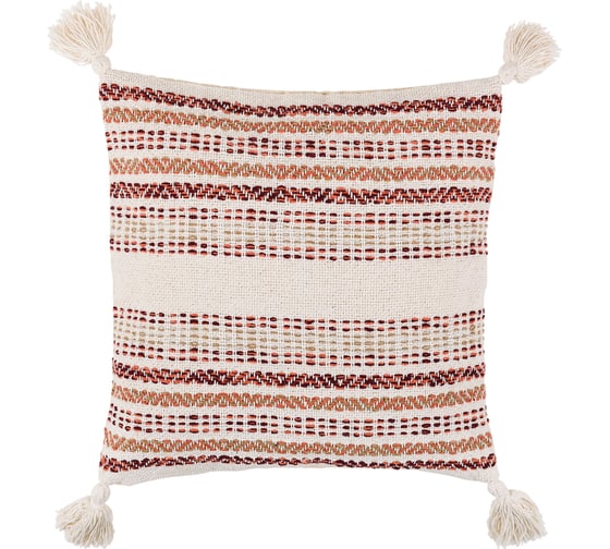 Изображение товара Декоративная подушка Moroshka Desert 40x40 см, на потайной молнии, цвет бежевый, коричневый 908-201-01