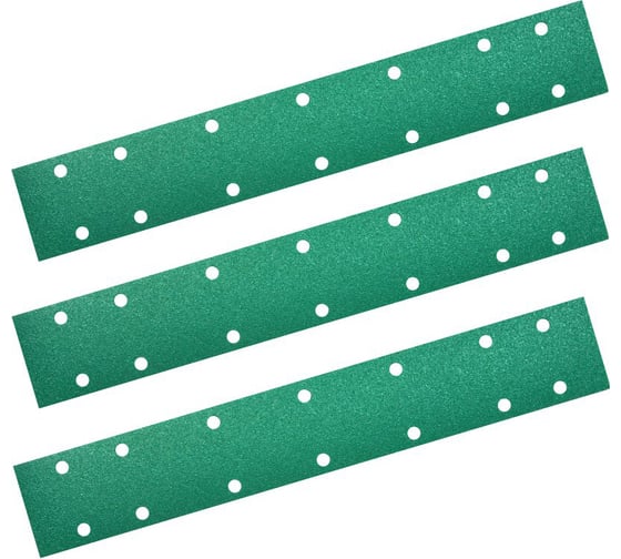 Изображение товара Материал абразивный в полосках 70x420 мм, 14 отверстий, на пластиковой основе, Р80, 50 шт BETACORD 615.0080