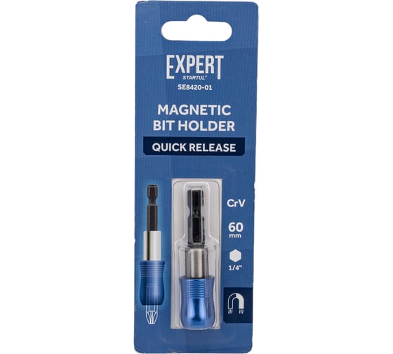 Изображение товара Держатель магнитный для бит Expert 60 мм, 1/4" STARTUL SE8420-01