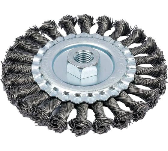 Изображение товара Щетка дисковая для УШМ 125 мм, M14, витая проволока Gepard GP0890-125