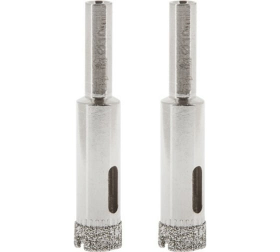 Изображение товара Коронка алмазная по стеклу и керамике 10 мм, 2 шт Gepard GP2076-10