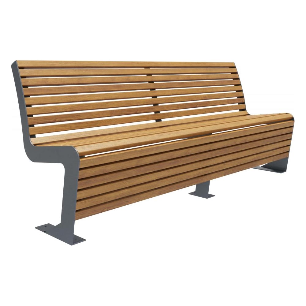 Изображение товара Скамейка Хоббика Мадрид 12168 со спинкой для улицы и сада