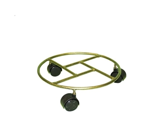 Изображение товара Напольная подставка ПРОФСАНМОНТАЖ квадрат большой на колесах, 9х39 см 041134